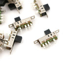 20pcs SS23E04 Double Toggle Switch 8 Pins DP3T Handle Length 5mm Slide SwitchJ3