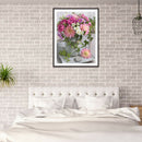 Flower 5D DIY Full Round Drill Diamond Painting Embroidery Kit Craft (B889)