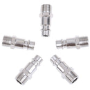 5pcs Euro Air Line Hose Fitting 1/4" Quick Release Air Compressor ConnectoHES