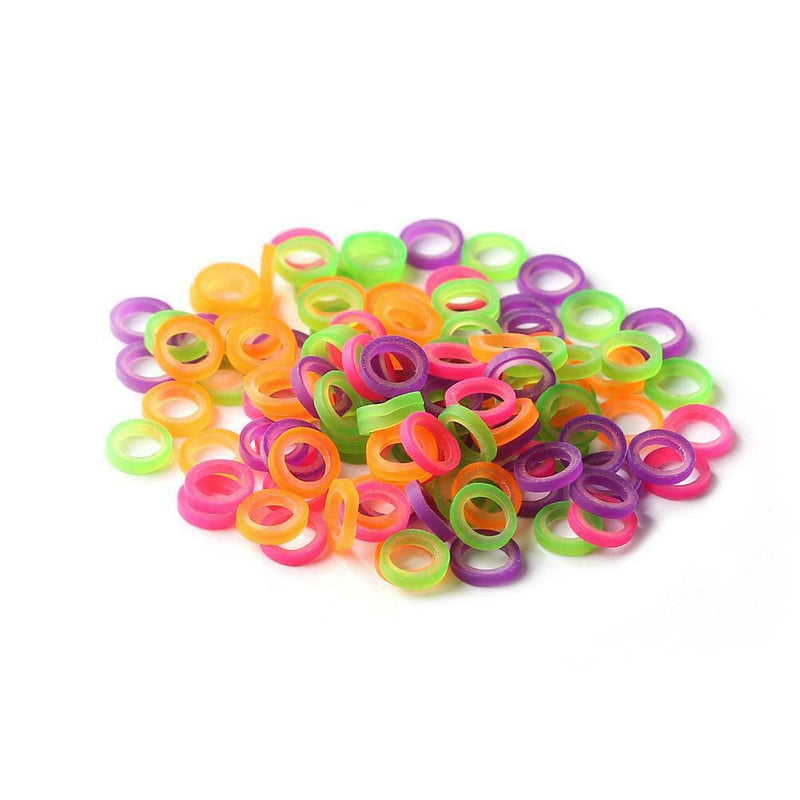 100pcs Orthodontic Rubber Bands Latex Braces Transparent Traction (1/8) A