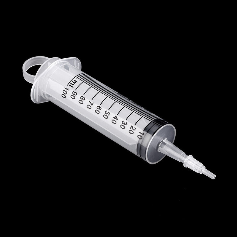 100ML Large Big Plastic Hydroponics Nutrient Disposable Measuring Syringe