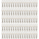 100x Fishing Barrel Swivels Connector Snaps Feeder Coarse Tackle Sea Fish Link!N