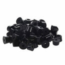 60 Pcs Universal TapeRed Black Rubber Feet Bumper Pad Washer 15mmx10mm