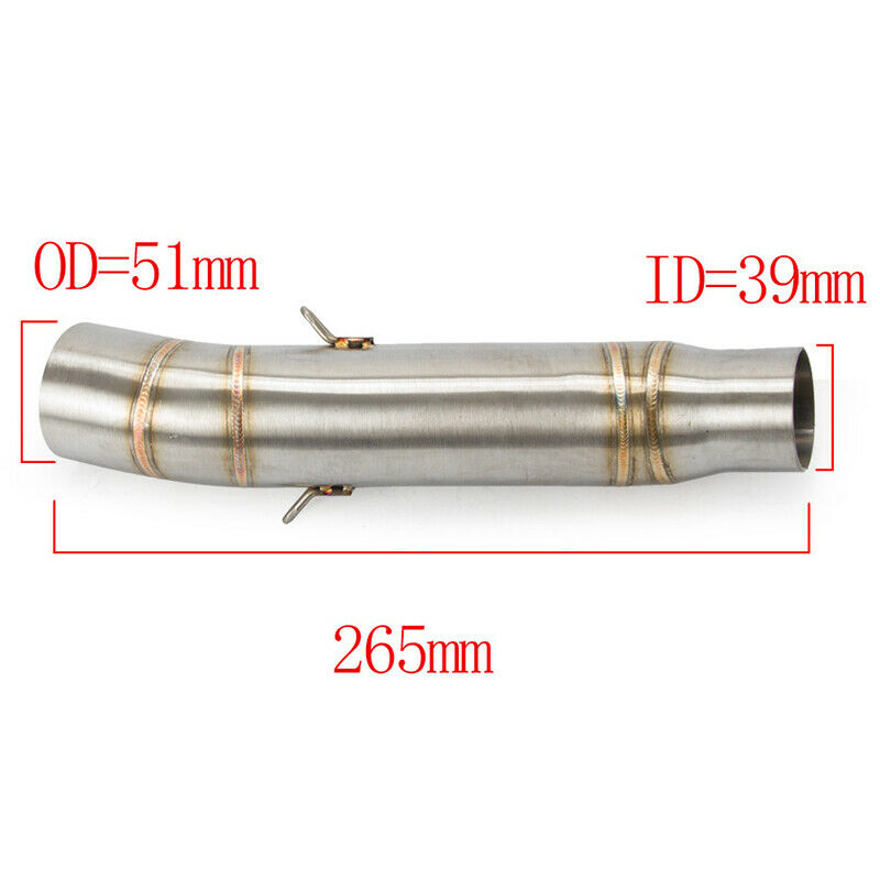 Motorcycle Motorbike Middle Exhaust Middle Mid Link Pipe Connector for HOND J6D7