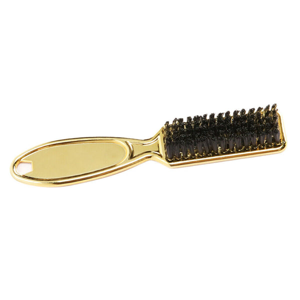 Beard Mustache Oil Head Brush Massage Comb Anti Frizz ABS Plating for Men