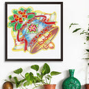 5D DIY Special Shaped Diamond Painting Christmas Bell Embroidery Kit Decor