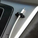 8pcs Adhesive Car Wire Clips Cord Earphone USB Cable Clamp Holder Organizer