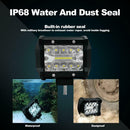 Waterproof DC9-30V 4in 60W 6000LM LED Work Light Bar for Off-road Car Truck A