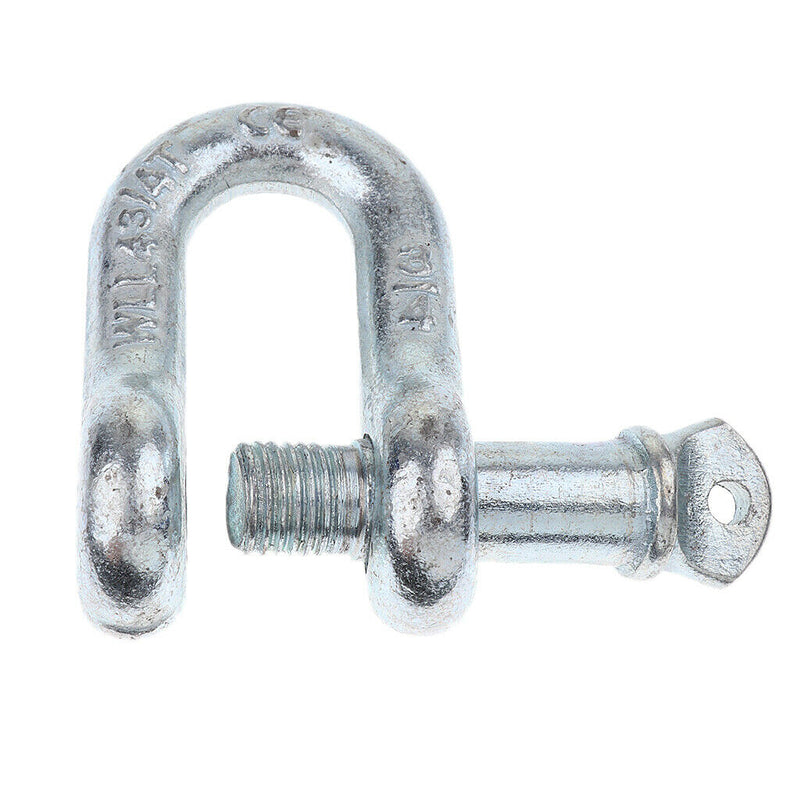 Alloy Steel Screw Pin D Shackle Marine Boat Shade Hardware Rigging 19mm