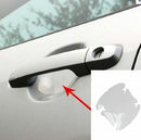 4Pcs Durable Invisible Car Door Handle Paint Scratch Protector Guard Film Sheet