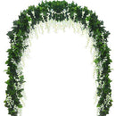 5 Pcs Silk Wisteria Wreath Wisteria Artificial Flower Hanging Plant Vine Im