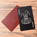 Black Fluorescen Poker Cards Night Luminous Playing Cards Board game LJ