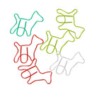 Metal Paper Clips 24 Pieces in PVC Box Dog
