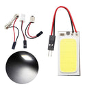 18-LED COB Car Interior Dome Plate Lights White Bulb BA9S T10 Festoon 12V LJ