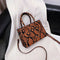 Women Handbag Animal Pattern PU Shoulder Portable Messenger Bag (Brown)
