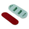 Mini Adhesive Ethernet Charging Data Earphone Cable Organizer Tool(Green)