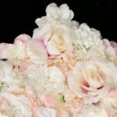 Rose Flower Champagne Silk Flower Wedding Venue for Wall Panel Ornaments