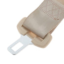 Car Seat Belt Extender Seatbelt Extension Buckle Socket Adults Kid A Beige