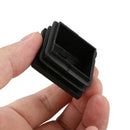 10 Pcs Plastic Square Blanking End Cap Tubing Tube Inserts 38mm x 38mm