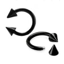 4pcs Women  Bar Barbell  Eyebrow Lip Nose Ball