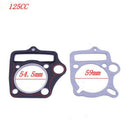 Cylinder Head Gasket Set for 125cc ATV Dirt Bike Go Kart 59mm Black 54.5mm