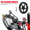 Mi.Xim Aluminum Easy Wheel with M6 Bolt for Brompton Folding Bike (Black)