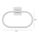 Wall-Mounted Bathroom Kitchen Towel Rack Holder Single Rod Sucker Rack