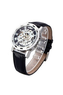 Winner Classic Skeleton Dial Hand Winding Mechanical Sport Army Watch for M A3E2