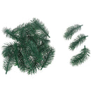 20pcs Artificial Plastic Green Pine Plants Branches DIY Christmas Party Dec- 3C