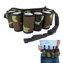 Beer Belt Soda 6-Can Holster Belt with Buckle, Beer Holder for Parties, Pic