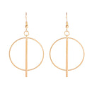 Trendy Simple Dangle Round Drop Earrings for Party Girls Jewelry For Women  R1S7