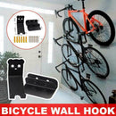 Black Bicycle Racks Wall Metal Hook Mountain Bike Wall Hot Vehicle Road Z5J3