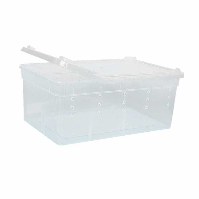 Feeding Container for Reptiles Snakes Insects Spider Tarantula Tanks Box H3