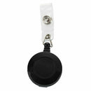 1 pcs Badge Holder Retractable Reel YOYO Clip Snap Button ID Card Key Black