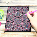 DIY Mandala Special Shaped Diamond Painting 50 Pages Sketchbook A5 Notebook