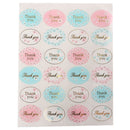 2X Golden Thank You Oval Stickers Labels Sealing Wedding Party Favors OZ