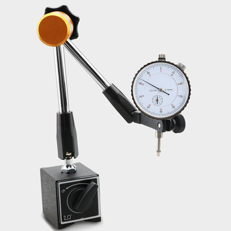 0.01mm High Accuracy Dial Test Indicator Round Measurement Gauge (0-10mm)