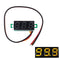 3-Wire mini DC 0-100V voltmeter LED panel 3-digital display voltage  JR