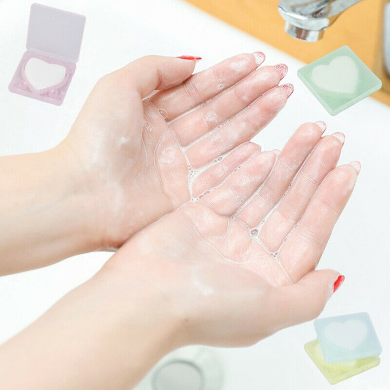20Sheets/box Portable Disposable Soap Paper Box Hand Washing Bath Clean Scen Ew