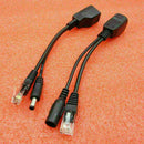 Ethernet Splitter Passive Adapter Injector Power Over Cat 5 Cable Kit V0T3 Q6W3