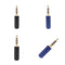 4 Pieces 4-Pole 3.5mm 1/8" Male Headphone Plug Adapter