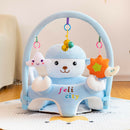 Baby Sofa Support Seat Cover Learning To Sit Plush Chair w/o Filler (Sheep)