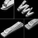 Nail Care 12 Piece Manicure Set Cutter Cuticle Clipper Pedicure Kit Case ZUV