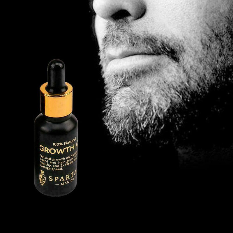 Men's Beard Growth Oil Kit Soften Hair Growth Nourishing Beard Wax M1I1 Enh M1D9