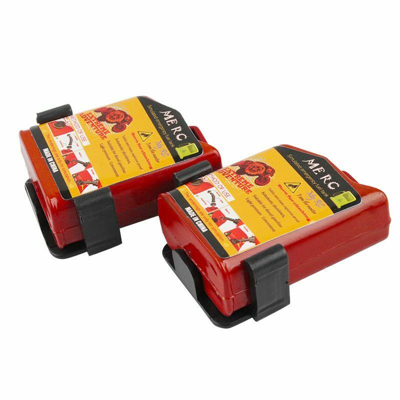 2 Pcs 1/10 Scale Rc Crawler Accessory Mini Fuel Tank For Tamiya D90 Axial W D3U8