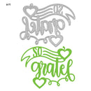 Art Word Metal Embossing Cutting Dies Stencils DIY Scrapbooking Craft Decor A