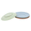 4pcs Camping Plates Wheat Straw Recyclable Healthy Tableware Plate Lunch Dinner