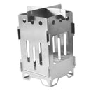 Camping Backpacking Stove Portable Folding Wood Burner Lightweight Stainless