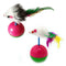 Pet Cat Toys Plush Mouse Kitten Plastic Playing Balls Funny Pets Supplies