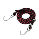 Red Motorcycle Bike Cargo Luggage Helmet Rope Strap Elastic- 100-300cm 300cm